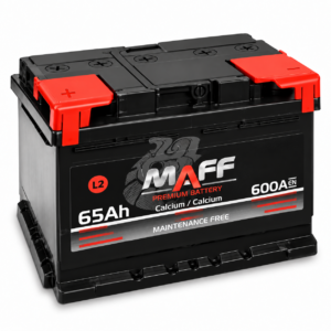 Акумулятор автомобільний MAFF 565 E1, 12 В, 65 А·год, 600 А, L+