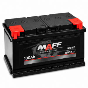Акумулятор автомобільний MAFF 600 E0, 12 В, 100 А·год, 850 А, R+