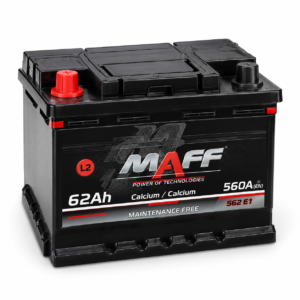 Акумулятор MAFF 562 E1 62 А·год 560 А плюс зліва